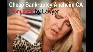 Cheap Bankruptcy Lawyer Anaheim CA | Cheap Lawyer Fees