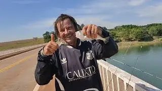 LUA NOVA!!!!!! PESCARIA DE CORVINA  (Ponte de Alvorada do Sul) PARANÁ BRASIL