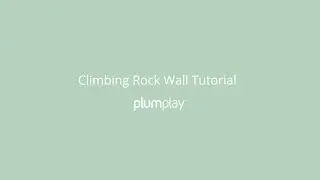 How to attach a climbing rock to a rock wall | Plum Play
