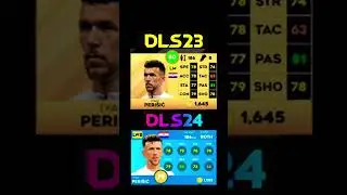 DLS 23vs24 player ratings #football #footballedits #dls #viral #viralshorts #shorts #playerratings