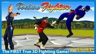 Sega Invents 3D Fighting Games! Virtua Fighter! The Arcade Fighting Game Origin Story