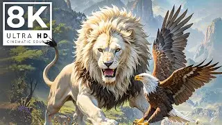 MAJESTIC WILDLIFE WONDER 8K ULTRA HD 60FPS | with Cinematic Sound (Colorful Animal Life)
