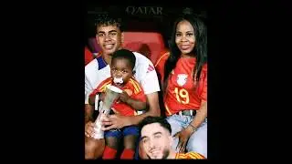 Lamine YAMAL et sa famille live Bar&ccedil;a match #viralvideo #barcelona #football #live #shortvideo