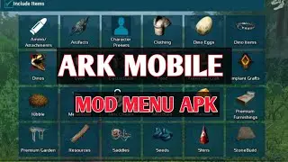 ARK MOD MENU APK | ARK SURVIVAL EVOLVED | PRIMAL PASS | GOD CONSOLE #ark #gaming