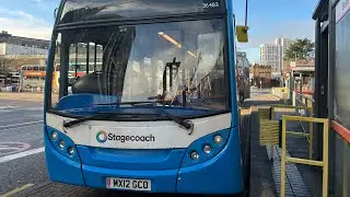 A ride on Stagecoach midlands 36483 (MX12 GCO) on service 51