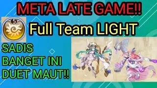 BEST BUILD META FULL TEAM LIGHT, Duet Maut HERA + VENUS DMG NYA ga ada Obat!!