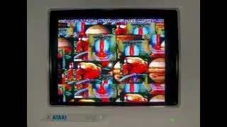 Gigatron Pictures displayed on Atari SC1224