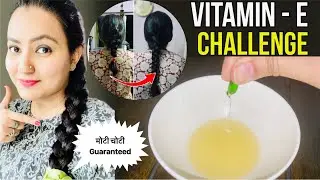 Use *Vitamin E Capsule* on Thin Hair like this & Your Hair Will Never Stop Growing | Thick Hair Mask