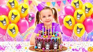 Детская история про день рождения с шарами и тортом 🎈🎂