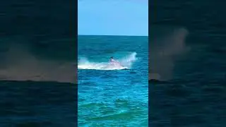 Fast jet ski at Haulover Inlet