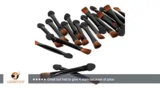 BMC 20 Disposable Dual Sided Sponge Brush Combo Makeup Eyeshadow Applicator Tool | Review/Test