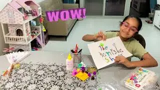 Tanisha makes paper fans