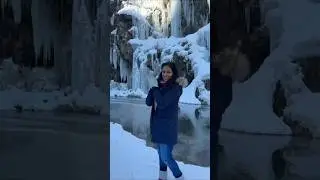 Drung frozen falls #drungwaterfall #kashmir #snow #frozen #incredibleindia