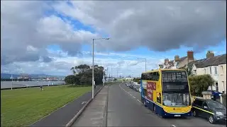 Clontarf DUBLIN IRELAND: CASTLE AVENUE  -   TALBOT STREET-  BUS ROUTE 130  / 10 stops 15 min 5 km