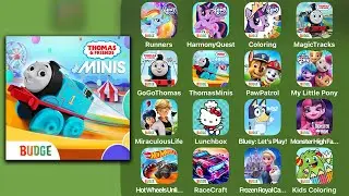 Thomas & Friends Thomas Minis - Gameplay Walkthrough - Train building games for kids (iOS,Android)