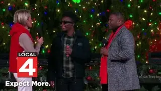 Detroit Tree Lighting event features Breland, celebrates holiday season