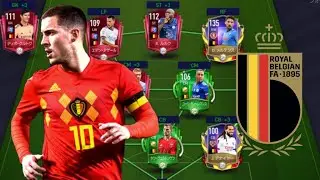 FIFA MOBILE NEXON JAPANESE FULL BELGIUM SQUAD BUILDER | FIFA MOBILE JAPAN GAMEPLAY