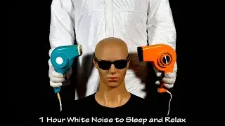 Two Hair Dryers Sound 28 | ASMR | 1 Hour Technological Lullaby to Sleep and Relax
