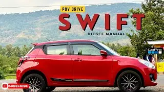 2018 MarutiSuzuki Swift vdi - POV Driving Impressions | Diesel Manual | Kerala Road | Jonnxoo