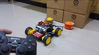 Robot Transporter Joystick PS2 4WD