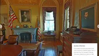 3D ТУР ПО АМЕРИКАНСКОМУ БЕЛОМУ ДОМУ/3D TOUR OF THE AMERICAN WHITE HOUSE