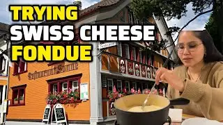 Trying Swiss Cheese Fondue | Food, Culture & Little Swiss Dreams 🇨🇭| Part-2