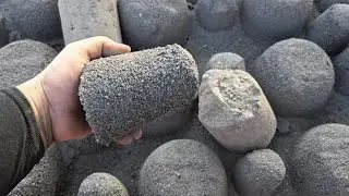 NEW: Pure Black Grains Dry Crumbling #asmr #sandmentcrushing