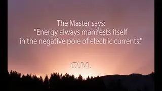 One minute of meditation. The negative pole.