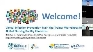 Environmental Services (EVS) Train-the-Trainer Workshop Office Hours