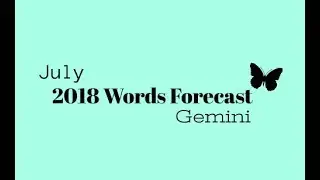 Gemini July 2018