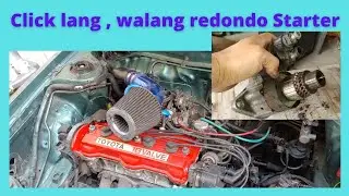 Toyota Corolla starter carbon brush replacement step by step