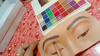 Easy Eye Makeup Tutorial on Dummy||Bridal Eye Makeup #eyemakeuptutorial #dummy