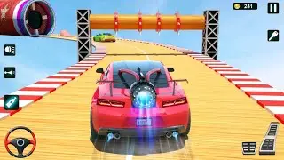 Mega Ramp Car Jump Challenge – Epic High Flying Cars | Crazy Stunt Race 3D 🚗