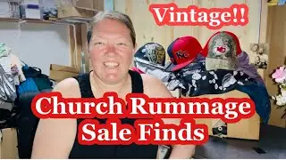 Crazy Cheap Church Rummage Sale Finds - Vintage Made in USA Items to Resell #vintage #usa