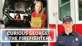 Curious George and the Firefighters I Fire Station Tour I Book Days I Round Rock I Kassi Kincaid