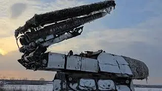 Anti-aircraft missile system Buk M1-2 VS drone FRG