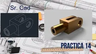 Autocad práctica 14, dibujos en isométrico, Achurado y acotaciones en isométricos
