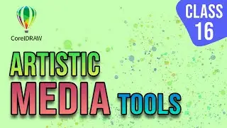 Class-16 | Artistic Media Tools | CorelDRAW | Online DIT Course | Module-2