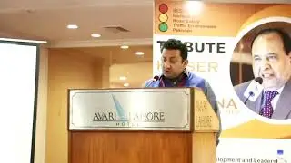 Dr.Kamran Ahmed, Assistant Professor - NUST. Presenting paper on Road Safety and our Motorways.