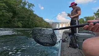 Lake Taneycomo in Branson Sept 2025.