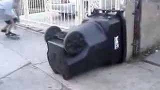 MANNY-ollie over trash can
