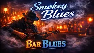 🍺💨Smokey Blues Bar Blues 🎸🌫️ | Late Night Blues Guitar | Dark Blues Mood
