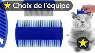 🏆 TOP 3 MEILLEUR PEIGNE ANTI PUCES POUR CHAT 2025