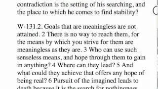 A Course In Miracles Workbook Lesson 131