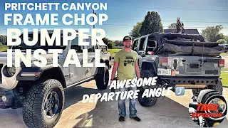Barnes 4WD Pritchett Canyon Rear Frame Chop Bumper Jeep JKU Install