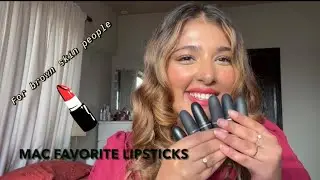 Top Mac lipsticks || Brown/Medium skin 💄