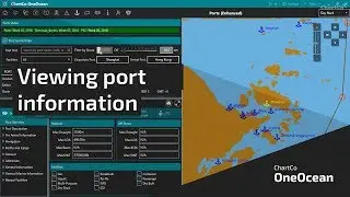 ChartCo OneOcean - Viewing port information