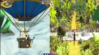 Jungle endless Rush OZ vs Run away from temple lost jungle