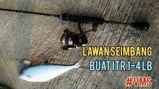 Diary Mancing VMS #24 Narik ikan Talang pake Joran Ispull 1-4lb jadi lawan yang seimbang