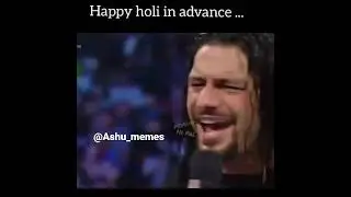 Holi meh choli char char fatega | Happy holi meme video 😃 | Ashu memes